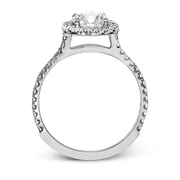 ZR1562 Engagement Ring in 14k Gold with Diamonds