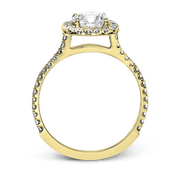 ZR1562 Engagement Ring in 14k Gold with Diamonds