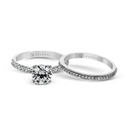 ZR1575 Wedding Set in 14k Gold with Diamonds