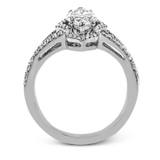 ZR1686 Engagement Ring in 14k Gold with Diamonds