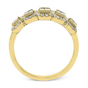 ZR1721 Right Hand Ring in 14k Gold with Diamonds