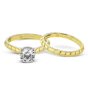 ZR2369 Wedding Set in 14k Gold with Diamonds