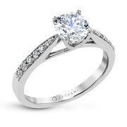 Ensemble de mariage ZR24PVER en or 14 carats avec diamants