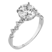 ZR2563 Wedding Set in 14k Gold with Diamonds