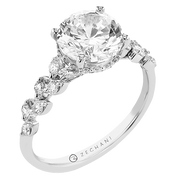ZR2564 Wedding Set in 14k Gold with Diamonds