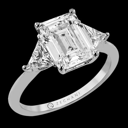 ZR2629 Engagement Ring in 14k Gold