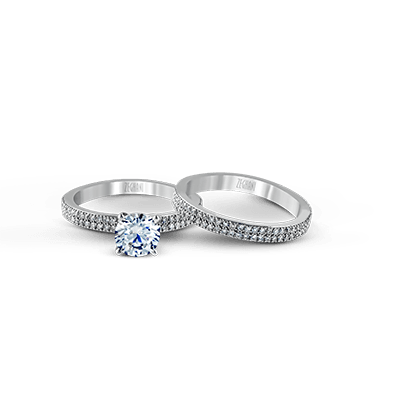 ZR263 Wedding Set in 14k Gold with Diamonds