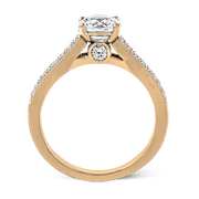 ZR418 Engagement Ring in 14k Gold with Diamonds
