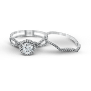 ZR624 Wedding Set in 14k Gold with Diamonds