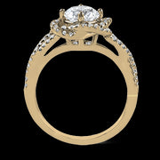 ZR744 Engagement Ring in 14k Gold with Diamonds
