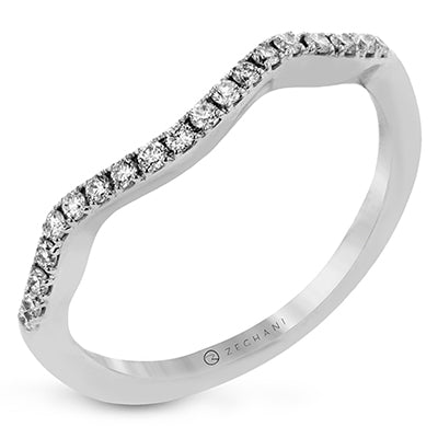 ZR744 Engagement Ring in 14k Gold with Diamonds