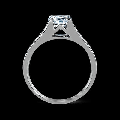 ZR969 Engagement Ring in 14k Gold with Diamonds