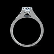 ZR969 Engagement Ring in 14k Gold with Diamonds