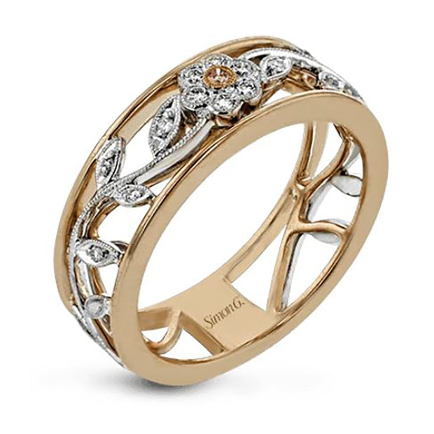Simon G Trellis Design Diamond Ring