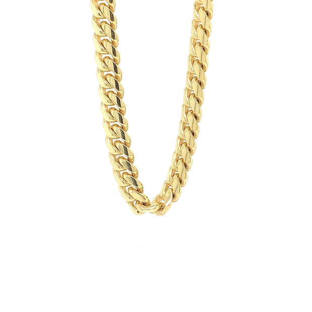 Long Heavy Curb Link Gold Chain