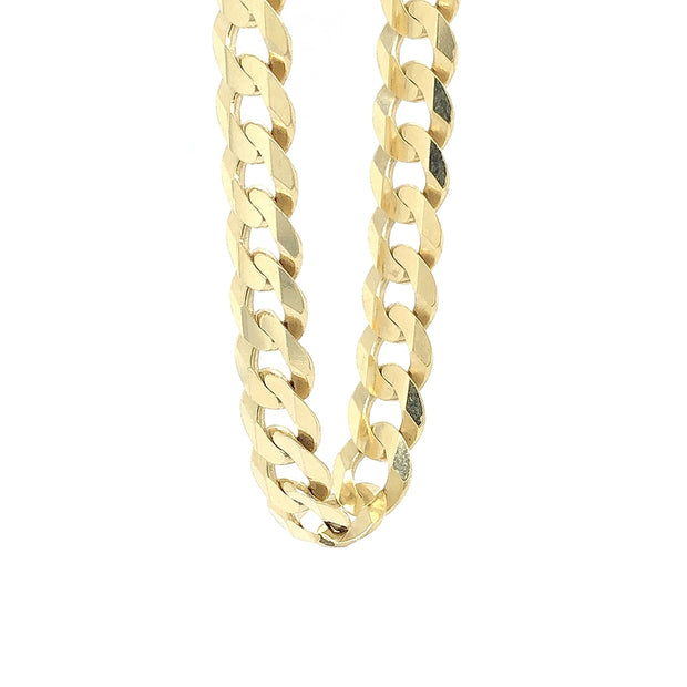 Yellow Gold Curb Link Chain