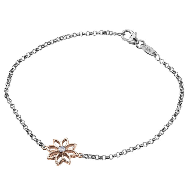 Canadian Diamond Water Lily Bracelet