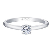 Canadian Round Diamond Solitaire Engagement Ring