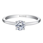 Canadian Round Diamond Solitaire Engagement Ring