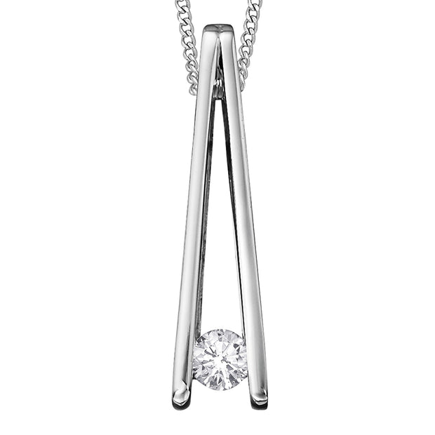 Canadian Diamond Solitaire Pendant