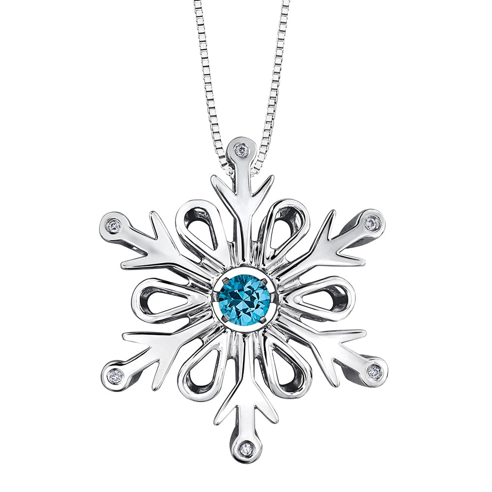 Dainty Snowflake Necklace | See Sea