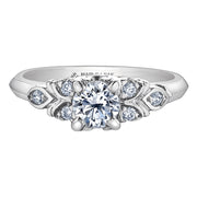 Vintage-Inspired Canadian Diamond Engagement Ring