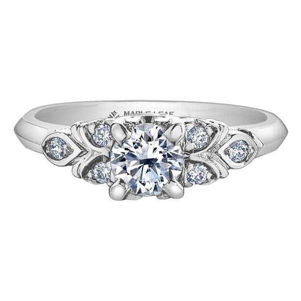 Vintage-Inspired Canadian Diamond Engagement Ring