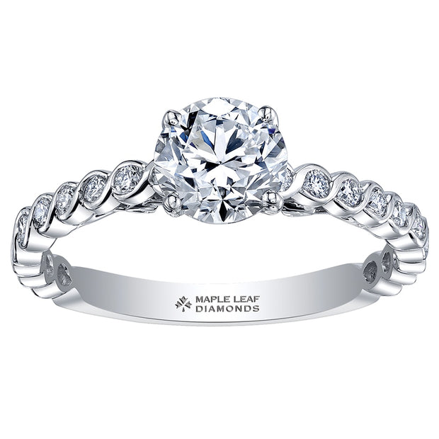 Tides of Love Canadian Diamond Engagement Ring