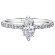 Marquise Cut Canadian Diamond Ring