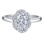 Oval Cut Canadian Diamond Tides of Love Ring