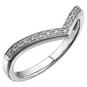 V-Shaped Diamond Band