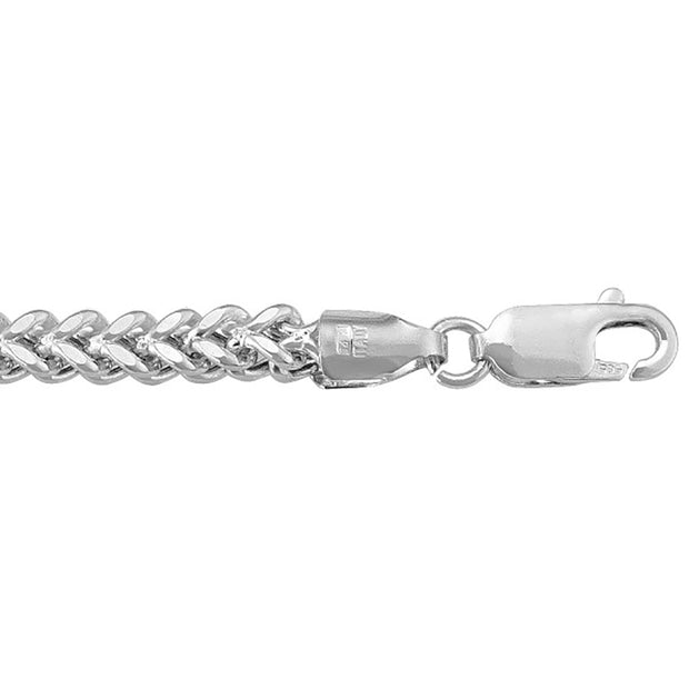 White Gold Franco Link Chain