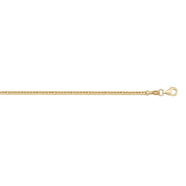 Franco Link Yellow Gold Chain