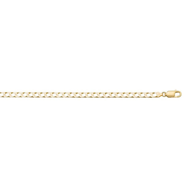 Solid Gold Squared Link Chain