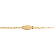 Gold Baby ID Bracelet