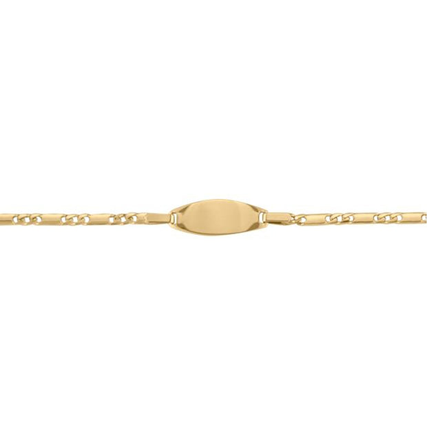 Gold Baby ID Bracelet