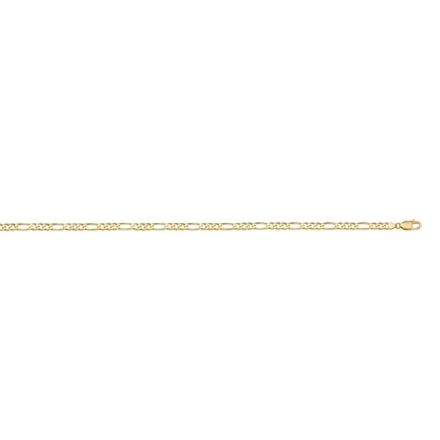 Gold Solid Link Ankle Bracelet