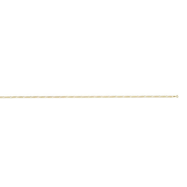 Solid Gold Figaro Link Chain