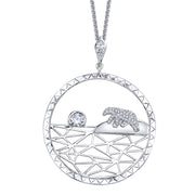 Canadian Diamond Arctic Sunrise Pendant