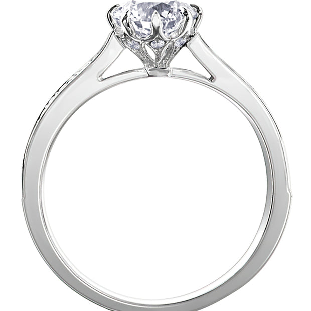 Round Cut Canadian Diamond Solitaire Ring